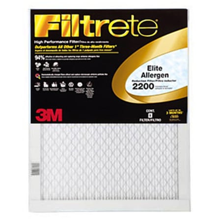 Filtrete Filtrete MM20X25 2200 Elite Allergen Reduction Filter; Pack Of 2 MM20X25